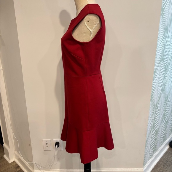 Brooks Brothers Red Fleece Sheath Dress Small Office Careerwear Business Capsule - Picture 3 of 11